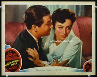 4b957 WHEN LADIES MEET lobby card '41 pretty Joan Crawford was never friends with Robert Taylor!