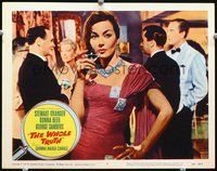 4b964 WHOLE TRUTH movie lobby card #4 '58 sexy Gianna Maria Canale w/martinis & murder on the rocks!