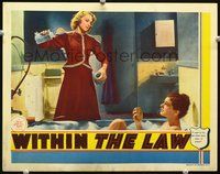 4b978 WITHIN THE LAW movie lobby card '39 Ruth Hussey wants to forget about those years in prison!