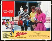 4b998 ZAPPED movie lobby card #8 '82 wacky image of Scott Baio, Willie Aames, sexy girl!