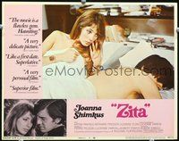 4b999 ZITA movie lobby card #4 '68 pretty half-naked Joanna Shimkus in French romance!