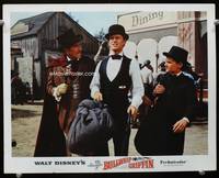 4c011 ADVENTURES OF BULLWHIP GRIFFIN lobby card '66 Disney, cool wild west image of Roddy McDowall!