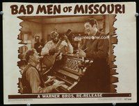 4c039 BAD MEN OF MISSOURI LC #7 R47 great image of Dennis Morgan & cast singing around piano!