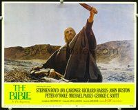 4c062 BIBLE movie lobby card #1 '67 cool image of George C. Scott as Abraham!