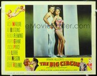 4c064 BIG CIRCUS lobby card #1 '59 great full-length close up of David Nelson & sexy Kathryn Grant!