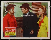 4c096 CARIBOO TRAIL movie lobby card #6 '50 Randolph Scott, George Gabby Hayes, Bill Williams