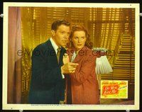 4c162 DO YOU LOVE ME lobby card '46 close up of sexy Maureen O'Hara & Dick Haymes pointing finger!
