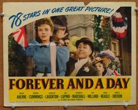4c200 FOREVER & A DAY movie lobby card '43 cool image of Ida Lupino!