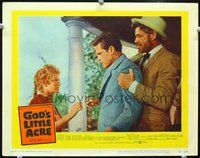 4c235 GOD'S LITTLE ACRE movie lobby card #7 '58 Robert Ryan, Jack Lord, pretty Fay Spain!
