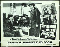 4c245 GOVERNMENT AGENTS VS. PHANTOM LEGION chap 4 LC '51 serial, two guys with radio transmitter!