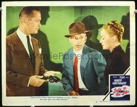 4c399 LADY IN THE LAKE LC #6 '47 Robert Montgomery as Phillip Marlowe with Nolan & Audrey Totter!