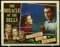 4c497 MIRACLE OF THE BELLS movie lobby card #7 '48 close-up of Fred MacMurray & Alida Valli!