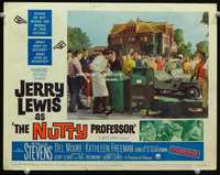 4c548 NUTTY PROFESSOR movie lobby card #4 '63 great image of Jerry Lewis putting mail in a mailbox!