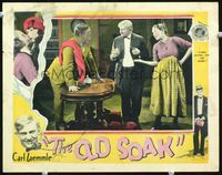 4c550 OLD SOAK movie lobby card '26 great image of Jean Hersholt as town drunk!