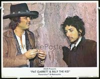 4c582 PAT GARRETT & BILLY THE KID LC #1 '73 best c/u of outlaws Kris Kristofferson & Bob Dylan!