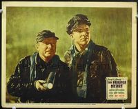 4c624 PURPLE HEART movie lobby card '44 Dana Andrews, Don Red Barry stand in the rain!