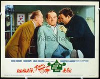 4c666 ROAD TO HONG KONG LC #2 '62 Bing Crosby & Dr. Peter Sellers examine Bob Hopes hollow head!