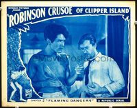 4c670 ROBINSON CRUSOE OF CLIPPER ISLAND chap 2 LC '36 c/u of barechested Ray Mala with poison dart!