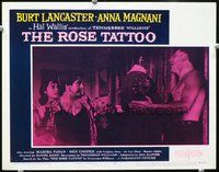 4c677 ROSE TATTOO movie lobby card #3 '55 image of Burt Lancaster arguing with Anna Magnani!