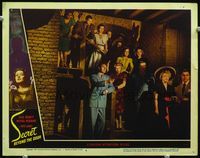 4c699 SECRET BEYOND THE DOOR lobby card #4 '47 Joan Bennett, Michael Redgrave, Fritz Lang film noir!