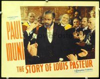 4c787 STORY OF LOUIS PASTEUR LC '36 Paul Muni as the famous scientist is given medal by his peers!