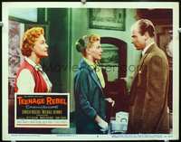 4c816 TEENAGE REBEL movie lobby card #5 '56 Ginger Rogers, Mildred Natwick!