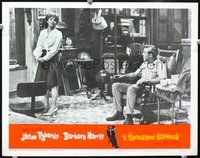 4c857 THOUSAND CLOWNS movie lobby card #1 '66 great image of Jason Robards, Barbara Harris!