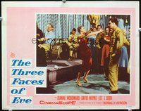 4c859 THREE FACES OF EVE movie lobby card #6 '57 sexy Joanne Woodward dancing!