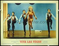 4c930 VIVA LAS VEGAS movie lobby card #1 '64 sexy Ann-Margret dancing on stage in skimpy outfit!