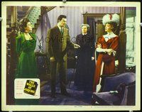 4c937 WALLS OF JERICHO movie lobby card #8 '48 great image of Cornel Wilde, Linda Darnell!