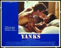 4c988 YANKS movie lobby card '79 romantic close-up of Richard Gere & Lisa Eichhorn in bed!