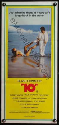 4d412 '10' Australian daybill poster '79 Blake Edwards, Dudley Moore, Julie Andrews, sexy Bo Derek!