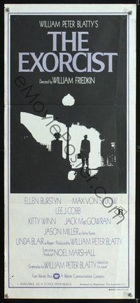 4d562 EXORCIST Australian daybill movie poster '74 William Friedkin, Max Von Sydow, horror classic!