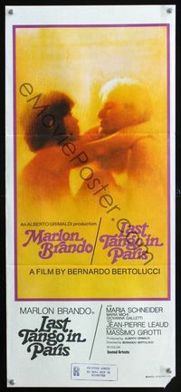 4d698 LAST TANGO IN PARIS Australian daybill '73 Ultimo Tango a Parigi, Brando, Bernardo Bertolucci