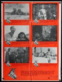 4d395 LIFE OF BRIAN Aust LC poster '79 Monty Python, wacky images of Graham Chapman, Michael Palin