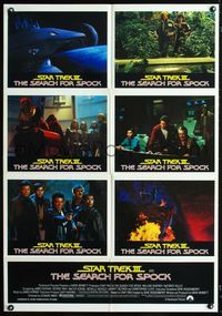 4d399 STAR TREK III Australian LC poster '84 The Search for Spock, Leonard Nimoy, William Shatner