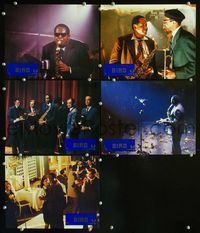4e811 BIRD 5 French LCs '88 jazz, cool images of Forest Whitaker as Charlie Parker, Clint Eastwood!