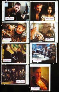 4e736 BLADE RUNNER 8 French lobby cards '82 cool images of Harrison Ford, Sean Young, Daryl Hannah!