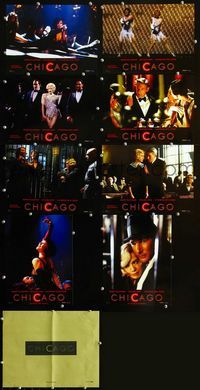 4e744 CHICAGO 8 French movie lobby cards '02 great images of Renee Zellweger, Catherine Zeta-Jones!