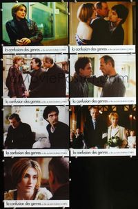 4e774 CONFUSION OF GENDERS 7 French movie lobby cards '00 Pascal Greggory, Nathalie Richard