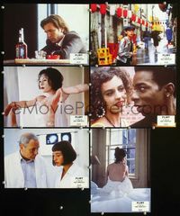 4e790 FLIRT 6 French movie lobby cards '95 romance in Berlin, Tokyo & NY, Bill Sage, Miho Nikaido!