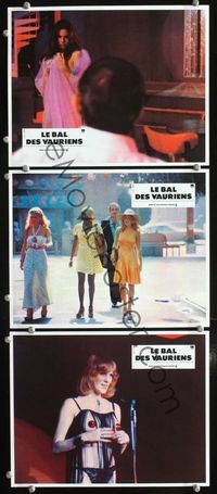 4e848 HUSBANDS 3 French movie lobby cards '70 John Cassavetes, images of sexy girls!