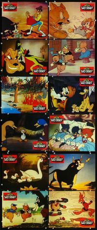 4e697 LES CHEFS D'OEUVRE DE WALT DISNEY 12 French LCs '60s cool cartoon images, Mickey Mouse!