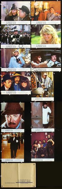 4e701 REVENGE OF THE PINK PANTHER 12 French LCs '78 great images of Peter Sellers, Blake Edwards!
