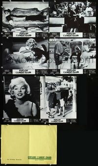 4e803 SOME LIKE IT HOT 6 set A French LCs R70s sexy Marilyn Monroe, Tony Curtis & Jack Lemmon!