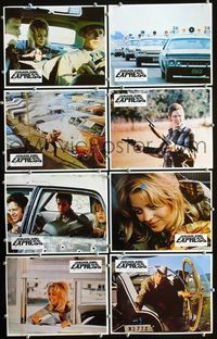 4e704 SUGARLAND EXPRESS 12 French lobby cards '74 Steven Spielberg, every cop is after Goldie Hawn!