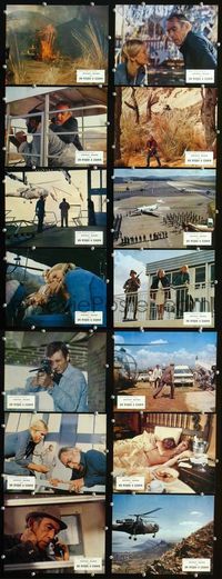 4e675 TARGET OF AN ASSASSIN 14 French LCs '78 cool images of Anthony Quinn in African thriller!