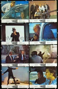 4e730 THUNDERBOLT & LIGHTFOOT 9 French LCs '74 action images of Clint Eastwood with HUGE gun!