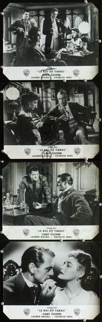4e773 BRIGHT LEAF 7 French movie stills '50 Gary Cooper, Lauren Bacall, Patricia Neal!
