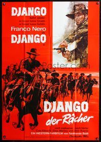 4d003 AVENGER German 33x47 movie poster '67 Texas addio, Franco Nero, spaghetti western